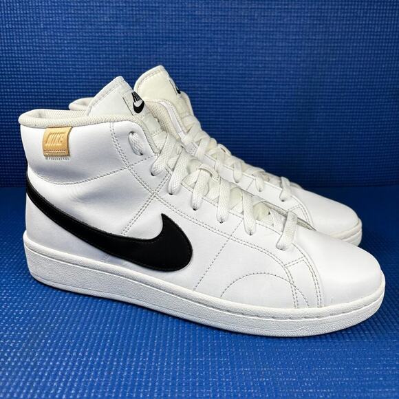 ? NIKE COURT ROYALE 2 Men`s Size 10 White Black Athletic Shoes CQ9179-100 main image 6
